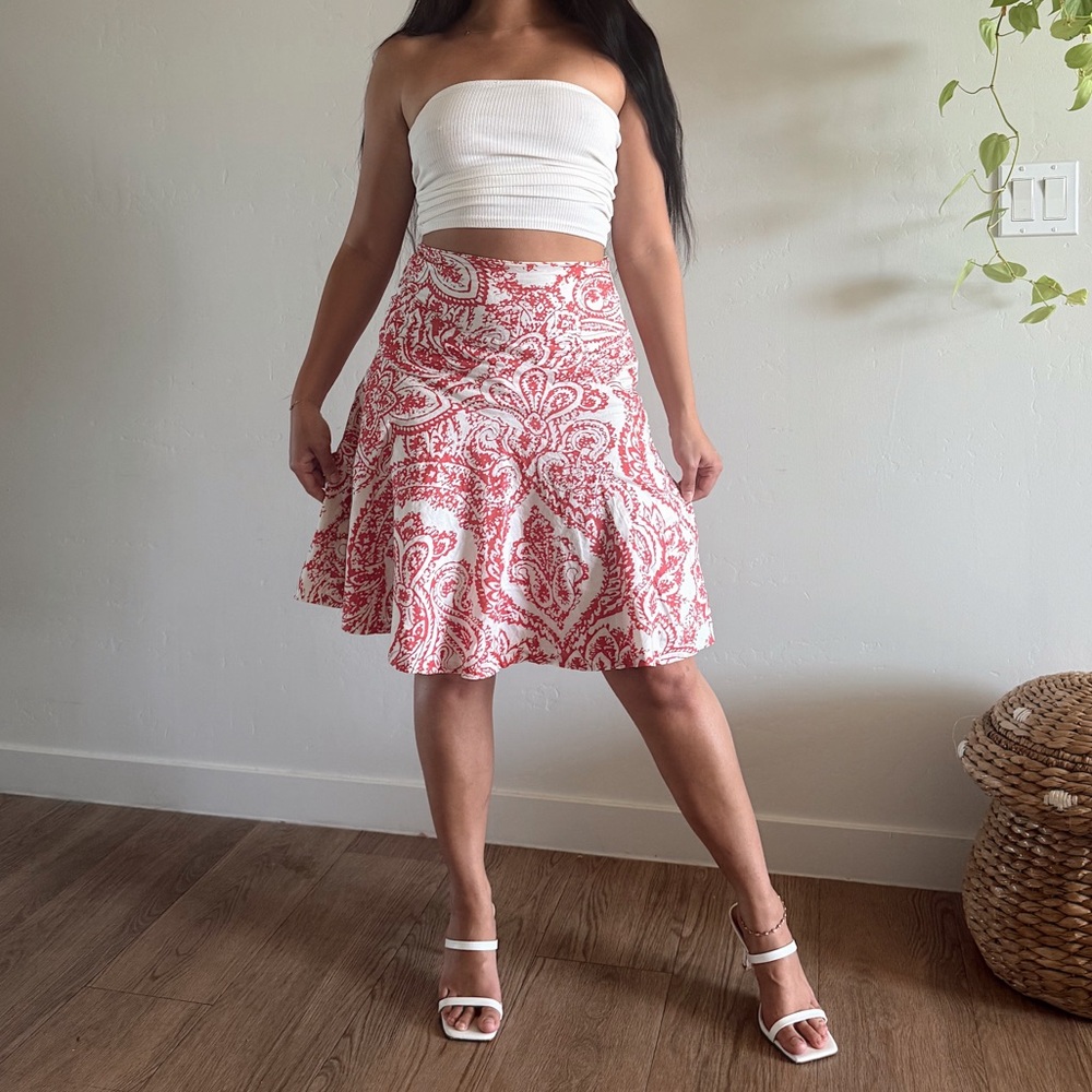 Vintage GAP - paisley red skirt